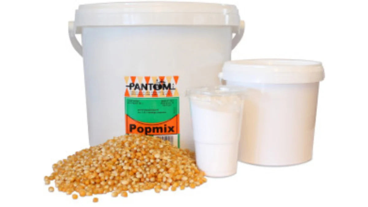Popmix Majs Fedt Salt 4,42 kg – Popcorn til ca. 120 personer